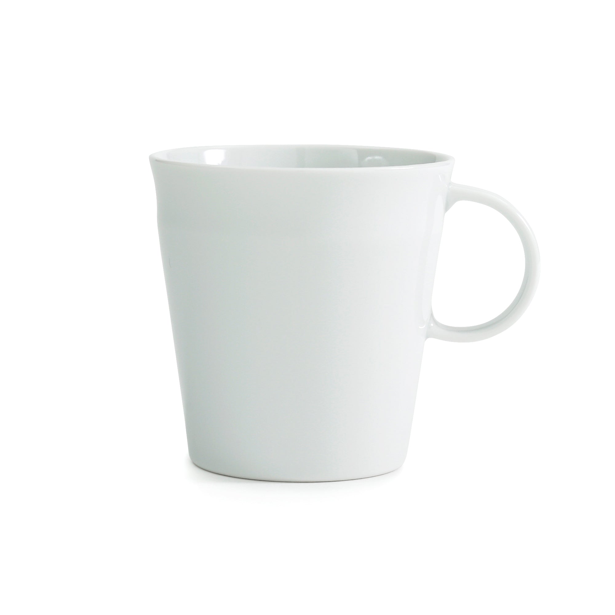 コーヒーマグカップ 有田焼 磁器 グロスホワイト おしゃれ 電子レンジ