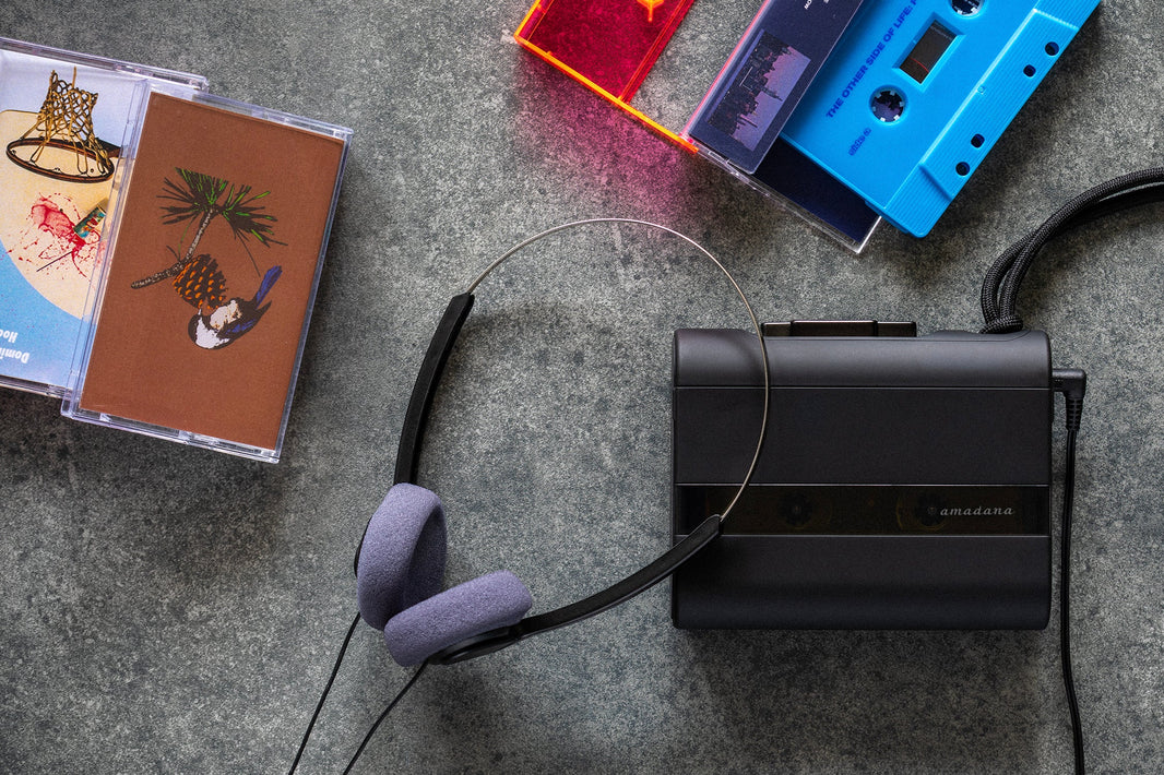 新製品：ゆっくり流れる音を、持ち歩く。 amadana、ポータブルカセットプレーヤー「CP10」を発売